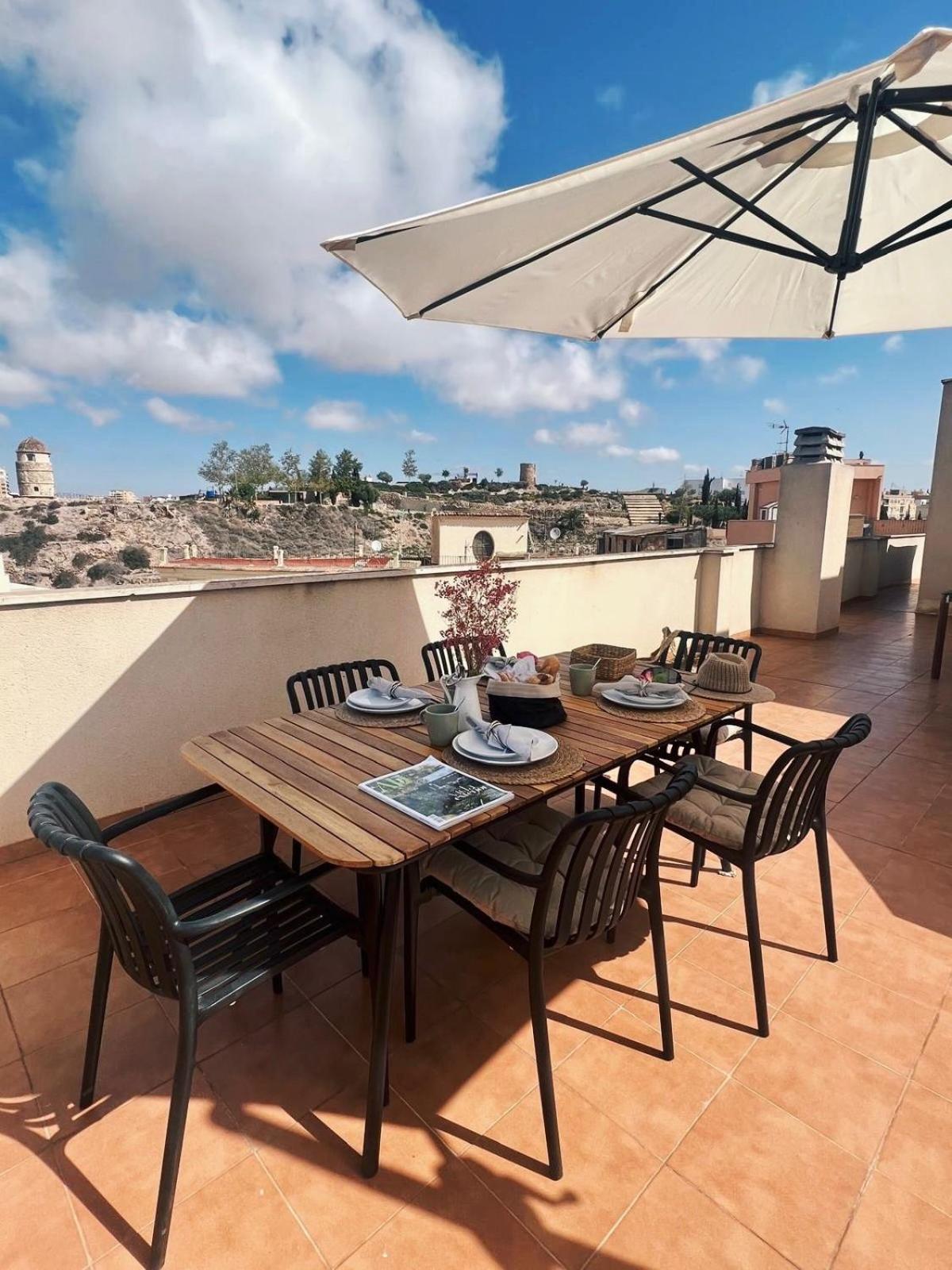 Casa Jara- With A Private Terrace 360 Views In Old Town - Free Parking Appartement Cartagena Buitenkant foto